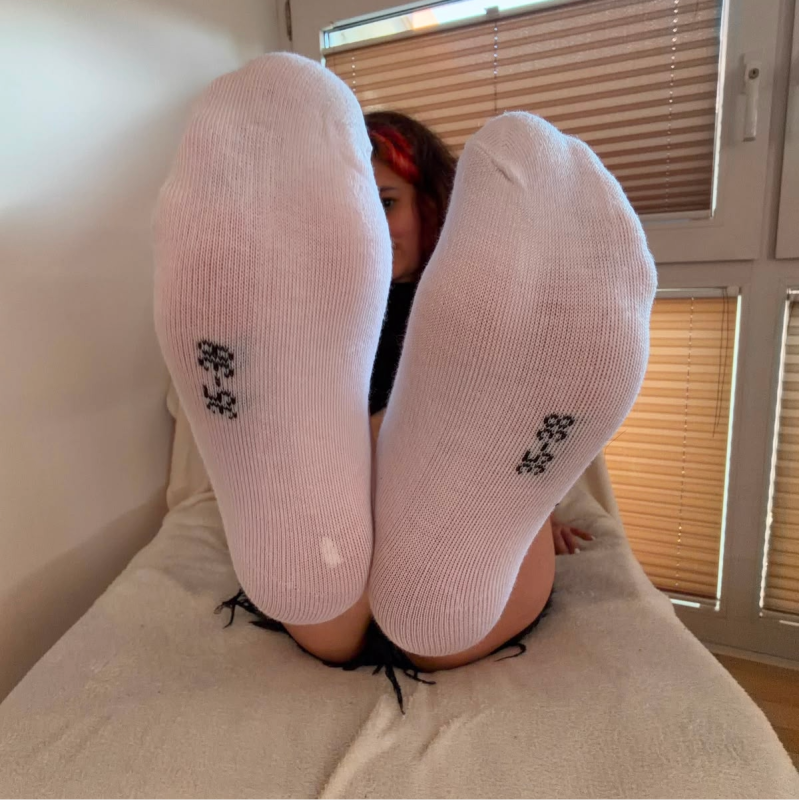 weiße Sneaker Socken